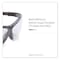 Uvex Safety Glasses, Anti-Fog & Anti-Scratch, Clear Lens, Black Frame, Half-Frame S3200HS - alternate 3